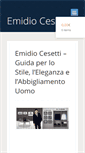 Mobile Screenshot of emidiocesetti.com